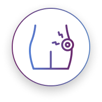 hip hurting icon
