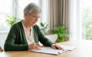 Patient reviewing insurance coverage for physical therapy without referral.